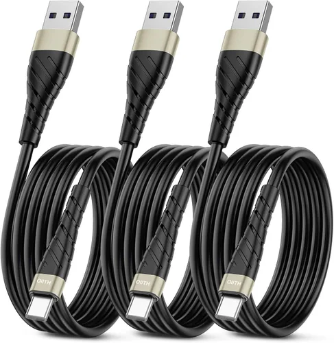 Miniatura 15 de Cable de carga corto con certificación MFi para iPhone, paquete de 3 unidades de 1 pie, 12 pulgadas para cable de carga Lightning, cable de datos