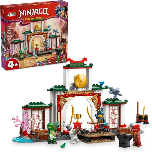 LEGO NINJAGO Juego de construcción de juguetes del templo Spinjitzu Ninja - Juguete de ninja para niños en edad preescolar, para niños, niñas y