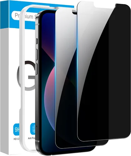 Miniatura 15 de Fotbor Protector de pantalla de privacidad para iPhone 12 Pro Max, protector de pantalla de privacidad para iPhone 12 Pro Max [2 antiespías]
