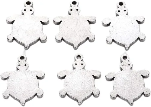 Miniatura 11 de Craftdady Colgantes de eslabones de conector de acero inoxidable, colgantes de mariposa con marco de metal, adornos colgantes para hacer joyas