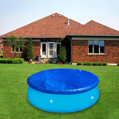 Miniatura 4 de DECOHS Cubierta solar para piscinas de 6 pies, cubierta solar para piscinas de marco redondo, cubierta de piscina para redonda inflable, protector