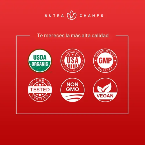 Miniatura 8 de Gotas líquidas orgánicas de complejo de vitamina B USDA Suplemento complejo de vitaminas B con gotas B1, B2, B3, B6, B7, B9 y metil B12