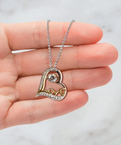 Miniatura 2 de I'm not a Genie, but I'll do My Best to Make All Your Dreams. Fiancee Love Dancing Necklace, Joke Fiancee Gifts, Jewelry for, Gifts from Nature