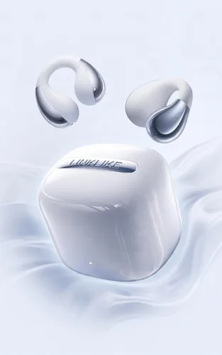 Miniatura 12 de Linklike Los auriculares abiertos con clip de oreja más cómodos [patentados cero presión y alta fidelidad superior] LDAC de alta resolución, batería