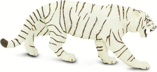 Miniatura 3 de Safari Ltd. Figura de tigre de Bengala blanca – Figura detallada de plástico de 6 pulgadas – Divertido juguete educativo para niños, niñas y niños a