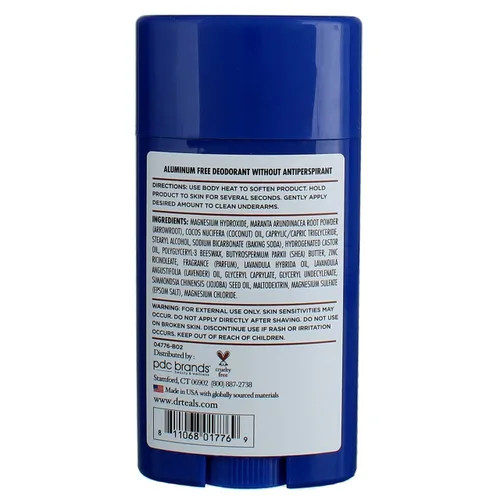 Miniatura 4 de Dr Teal's Desodorante sin aluminio, aceite de coco, sin parabenos ni ftalatos, 2.65 oz