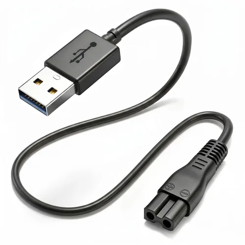 Cargador de repuesto para recortadora Meridian, cable de carga de 5 V, cable de alimentación de aseo compatible con Meridian Electric Shaver,