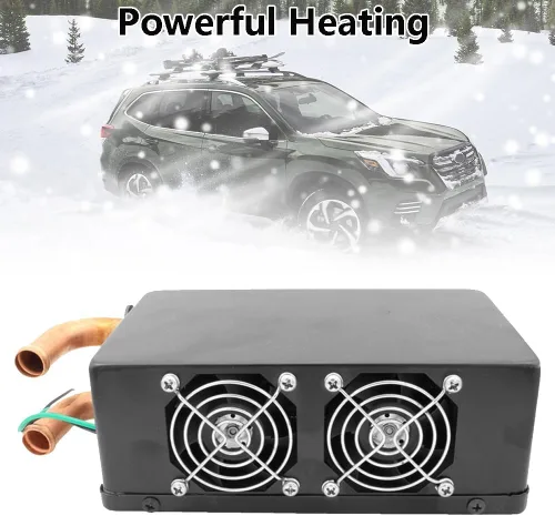 Miniatura 8 de Calentador de coche de 12 V, 50 W, portátil, ventilador descongelador, 3 puertos, descongelador, descongelador, calentador de ventilador de coche