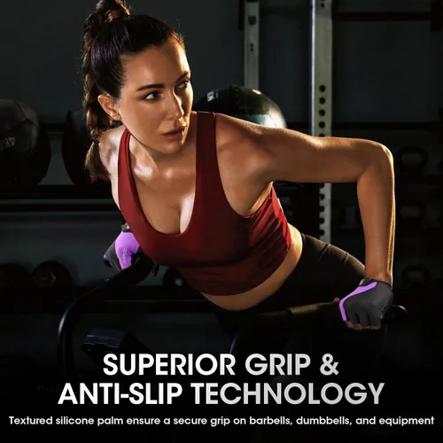 Miniatura 3 de Guantes de entrenamiento para hombres y mujeres, guantes de levantamiento de pesas para ejercicio, entrenamiento de gimnasio, fitness, transpirables