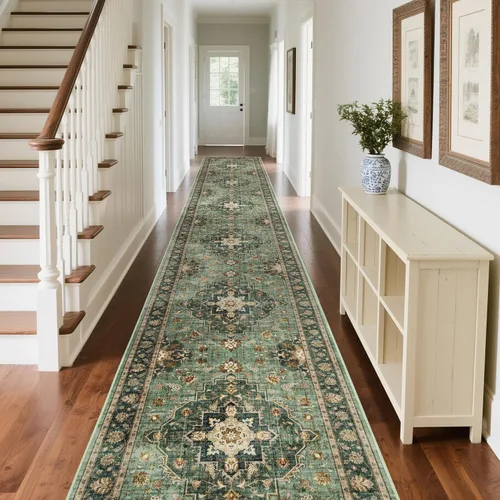 Miniatura 56 de Alfombra de Pasillo Lavable 3x10: Corredores Largos Antideslizantes para Pasillo - Alfombra Ultradelgada para Piso Interior para Cocina Entrada