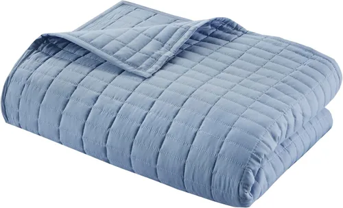 Miniatura 8 de Comfort Spaces Funda para sofá cama de lujo de doble cara - Acolchado, ropa de cama acogedora para todas las estaciones con falda de cama, fundas a