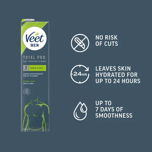 Miniatura 3 de Veet para Hombres Depilación Gel Creme 6.8 fl oz (1)