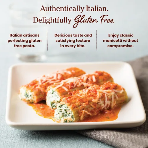 Miniatura 4 de Jovial Pasta Manicotti de Arroz Integral - Pasta Manicotti, Pasta de Manicotti, Pasta de Grano Entero, Pasta Orgánica, Sin Gluten, Sin Lácteos