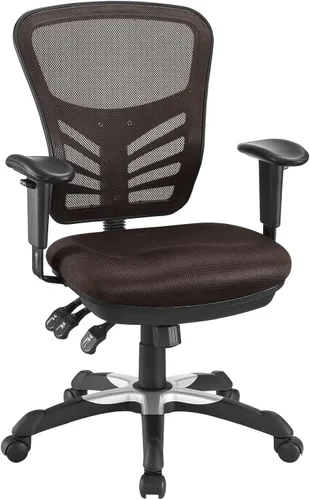 Miniatura 15 de Modway EEI-757-BLK Silla de oficina ergonómica articulada de malla en negro Color negro.
