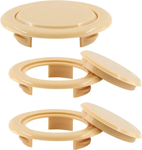 Biaungdo Juego de 3 anillos y tapas de 2 pulgadas para mesa de patio al aire libre, tamaño estándar, para jardín, playa, tableta, anillo de agujero