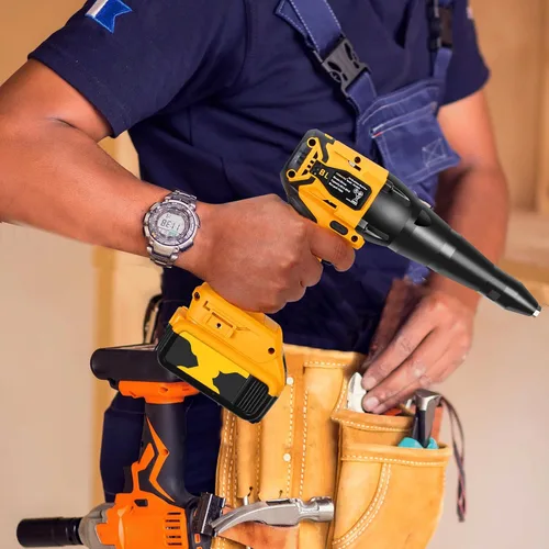 Miniatura 3 de Herramienta de remache eléctrica, pistola remachadora inalámbrica sin escobillas para remaches de 1/8 pulgadas, 5/32 pulgadas, 3/16 pulgadas