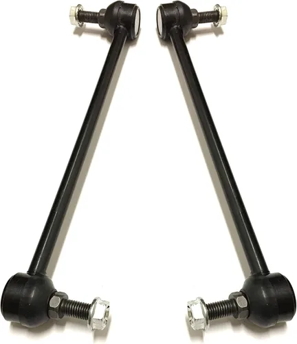 Miniatura 17 de PartsW - Kit de suspensión de 2 piezas de eslabones de extremo de barra estabilizadora delantera de alta resistencia