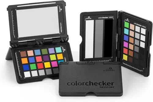 Calibrite ColorChecker Passport Video 2 Kit portátil de calibración de color para foto/video, objetivos clásicos de 24 parches y balance de blancos
