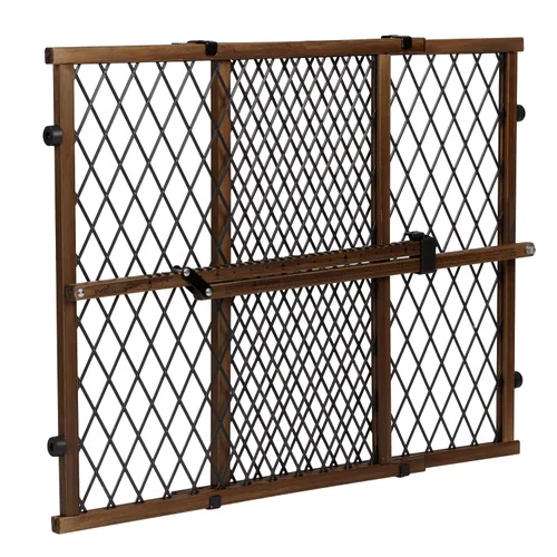 Evenflo Position & Lock - Puerta para bebé, montada a presión, colección Farmhouse