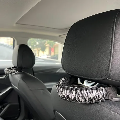 Miniatura 6 de BBUP - Asas de agarre para reposacabezas para Jeep Wrangler Land Cruiser FJ Suzuk, asa de agarre para Jeep Wrangler YJ TJ JK JL, mango de agarre
