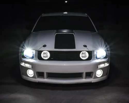 Miniatura 4 de iJDMTOY Reemplazo de lámpara antiniebla de conducción de alta potencia de 30 W, estilo de carreras de rally de carreras, con anillo de halo LED