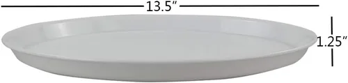 Miniatura 2 de Jekiyo Bandejas redondas de plástico para servir, 13.5 pulgadas, 6 paquetes