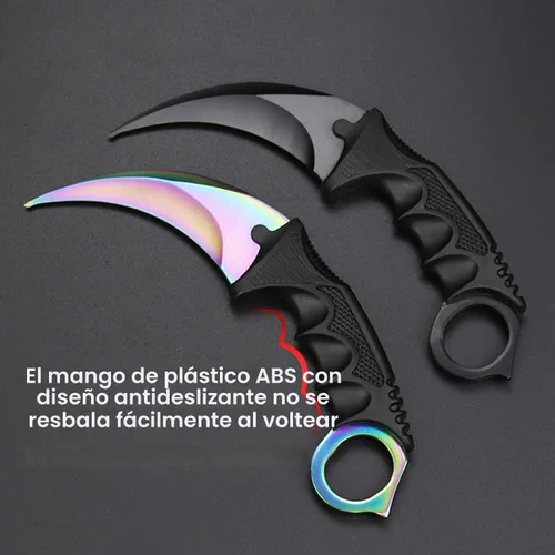 Miniatura 3 de Karambit Cuchillo Entrenador - Cuchillo de Práctica de Entrenamiento de Acero Inoxidable con Funda para Principiantes - Herramienta Entrenadora