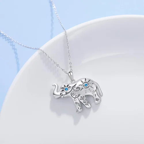 Miniatura 4 de YAFEINI Collar de plata de ley con diseño de vaca de las tierras altas, collar de animales de Capibaravaca de las tierras altas, regalos creativos