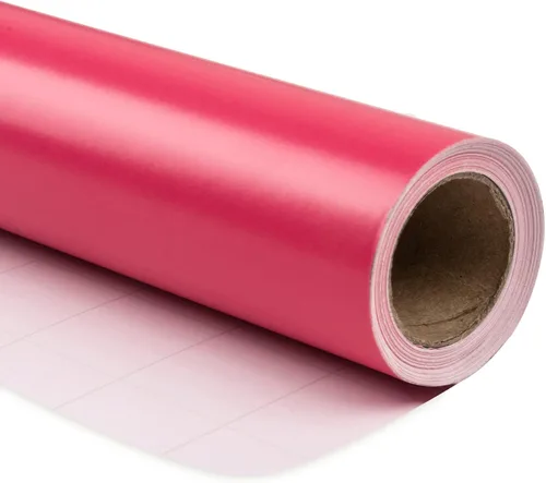 Miniatura 43 de RUSPEPA Papel de regalo negro de color sólido, mini rollo, para bodas, cumpleaños, fiestas, felicitaciones y vacaciones, 17 pulgadas x 32.8 pies