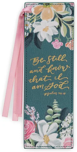 Miniatura 46 de Christian Art Gifts - Marcapáginas premium de piel sintética vegana con escritura bíblica para mujeres: Cuando ella habla - Proverbios 31:26, Marrón