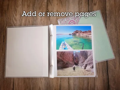 Miniatura 5 de CocoPolka Paquete de 2 álbumes de fotos de 4 x 6 pulgadas por página. Cada álbum de fotos flexible tiene capacidad para hasta 96 fotos de 4 x 6