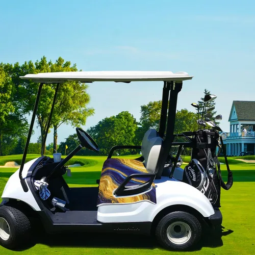 Miniatura 6 de Fundas para Asientos de Carrito de Golf, Manta Única de Toalla para Asiento de Carrito de Golf para Todos los EZGO, Yamaha, Club Cars, Icon y Más