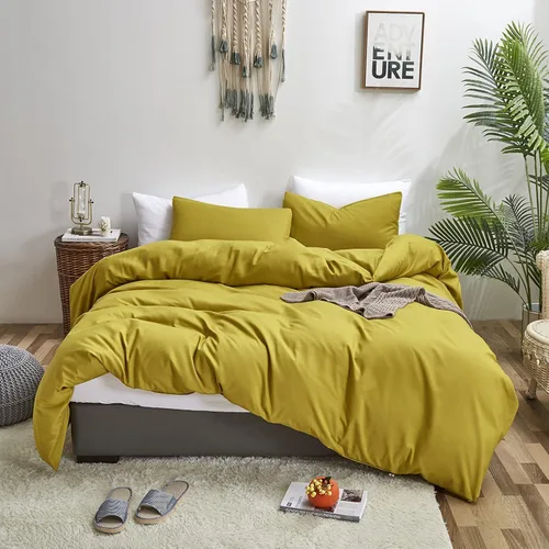 Miniatura 402 de CLOTHKNOW - Juego de edredón verde militar tamaño completo de 3 piezas, juego de ropa de cama verde oscuro, edredón suave con 2 fundas de almohada