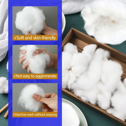 Miniatura 7 de Relleno de relleno de polietileno de 5.29 onzas para animales de peluche, juguetes, decoraciones de nubes y más manualidades, relleno de almohada