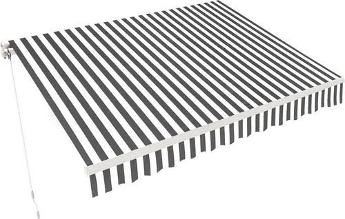 Miniatura 19 de MCombo Toldo retráctil manual de 9.9 x 7.8 pies para puerta y ventana de patio, parasol refugio toldo exterior, 0810 (gris, 9.9'(L) x 7.8'(A))
