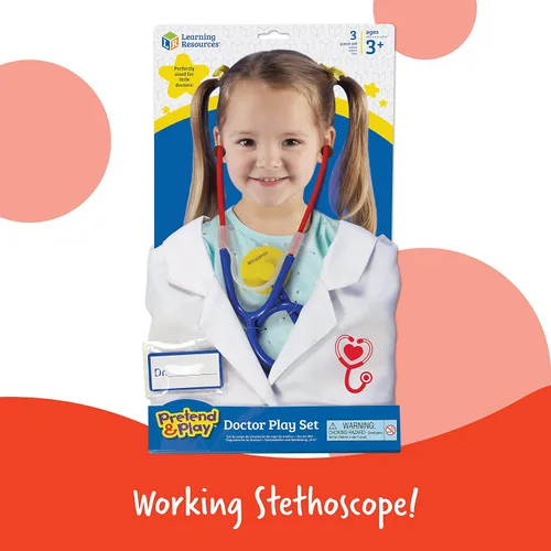 Miniatura 5 de Learning Resources Set de juego de doctor, 3 piezas