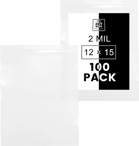 Miniatura 21 de Bolsas de plástico de polietileno transparentes con cierre de cremallera resellable de 6" x 9" (1000 bolsas) de 2 mil