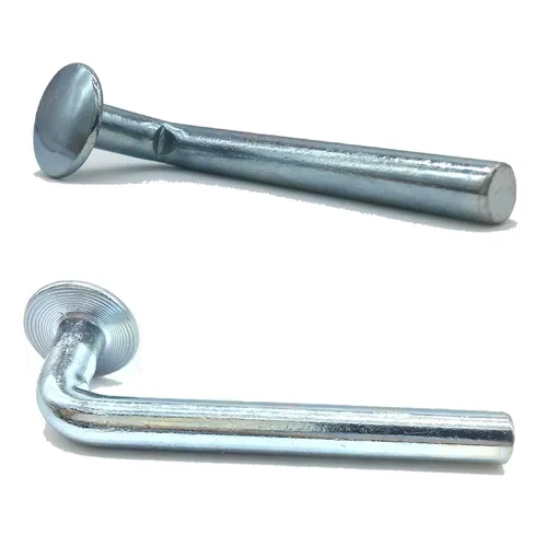 Miniatura 3 de Perno de seguridad para estante de paleta, pasador de caída universal, sombrero redondo Φ ¾″ 0.750″ (0.750 in), ancho Φ 0.300″ (0.300 in), altura