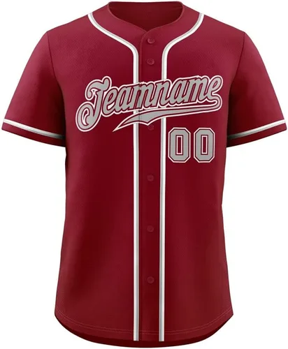 Miniatura 11 de Camisetas de béisbol personalizadas para hombres, mujeres, niños, camisetas con botones, personalizadas, número de nombre impreso o cosido