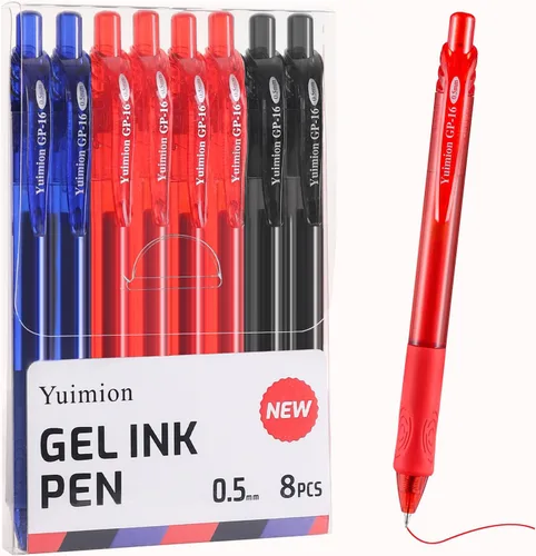Miniatura 9 de Bolígrafos a Granel, 30 Piezas Bolígrafos Retráctiles de Punta Media (1.0mm) Bolígrafos de Bola para Escritura Suave Regalos para Mujeres y Hombres