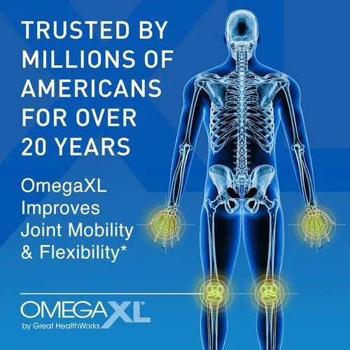 Miniatura 5 de OmegaXL Potente suplemento de apoyo articular y muscular (60 unidades) y TurmericXL (30 unidades)