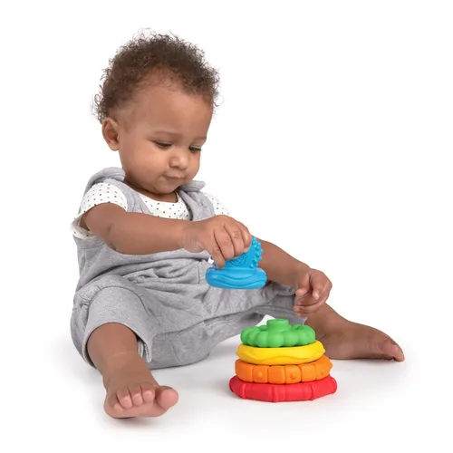 Miniatura 8 de Baby Einstein Cals Connectors - Juguete sensorial con eslabones texturizados, a partir de 0 meses en adelante