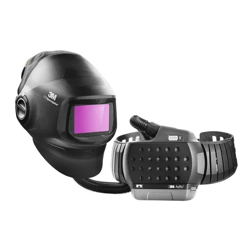 Miniatura 14 de Casco de soldadura 3M Speedglas G5-01 y conjunto PAPR Adflo de alta altitud, sin ADF, resistente con visera abatible, diseño compacto con suspensión
