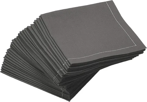 Miniatura 11 de Five Star Napkins Servilletas plegables de algodón para cóctel, bebidas, postres, bares, fiestas, eventos, vacaciones, bodas, fiestas, 8 x 8 Azul