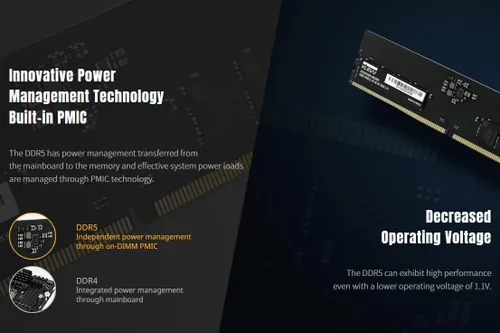 Miniatura 4 de KLEVV DDR5 16 GB (1 x 16 GB) 5600 MHz CL46 UDIMM SK Hynix A-Die Memoria Ram de escritorio 1.1V (KD5AGUA80-56G460A)