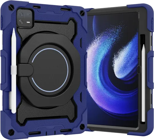 Miniatura 9 de Funda para Xiaomi Pad 5 de 11.0 pulgadas, PC + silicona de 3 capas Combo Armor Heavy Duty Cubierta a prueba de golpes para Xiaomi Pad 5 Pro 5G