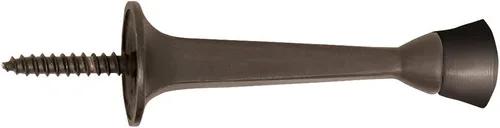 Miniatura 2 de Design House Paquete de 10 topes de puerta de acero sólido con punta de goma suave, topes de puerta para pared, protegen paredes y puertas, Oil