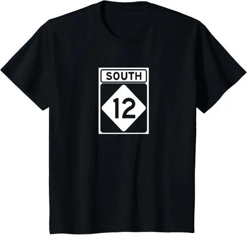 Miniatura 72 de Highway 12 South NC Outer Banks North Carolina Hwy - Camiseta, Negro, S