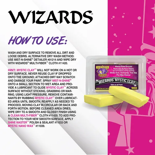 Miniatura 3 de Wizards Barra de arcilla mística – Bloque de arcilla flexible y fácil de remodelar – Removedor de suciedad y savia de superficie para detalles