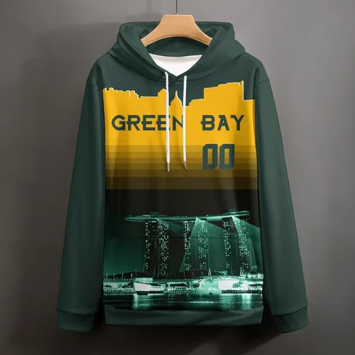 Miniatura 93 de Custom Football Hoodies City Night Skyline Personalized Sweatshirt Name Number Fan Gift Pullover for Men Women Youth